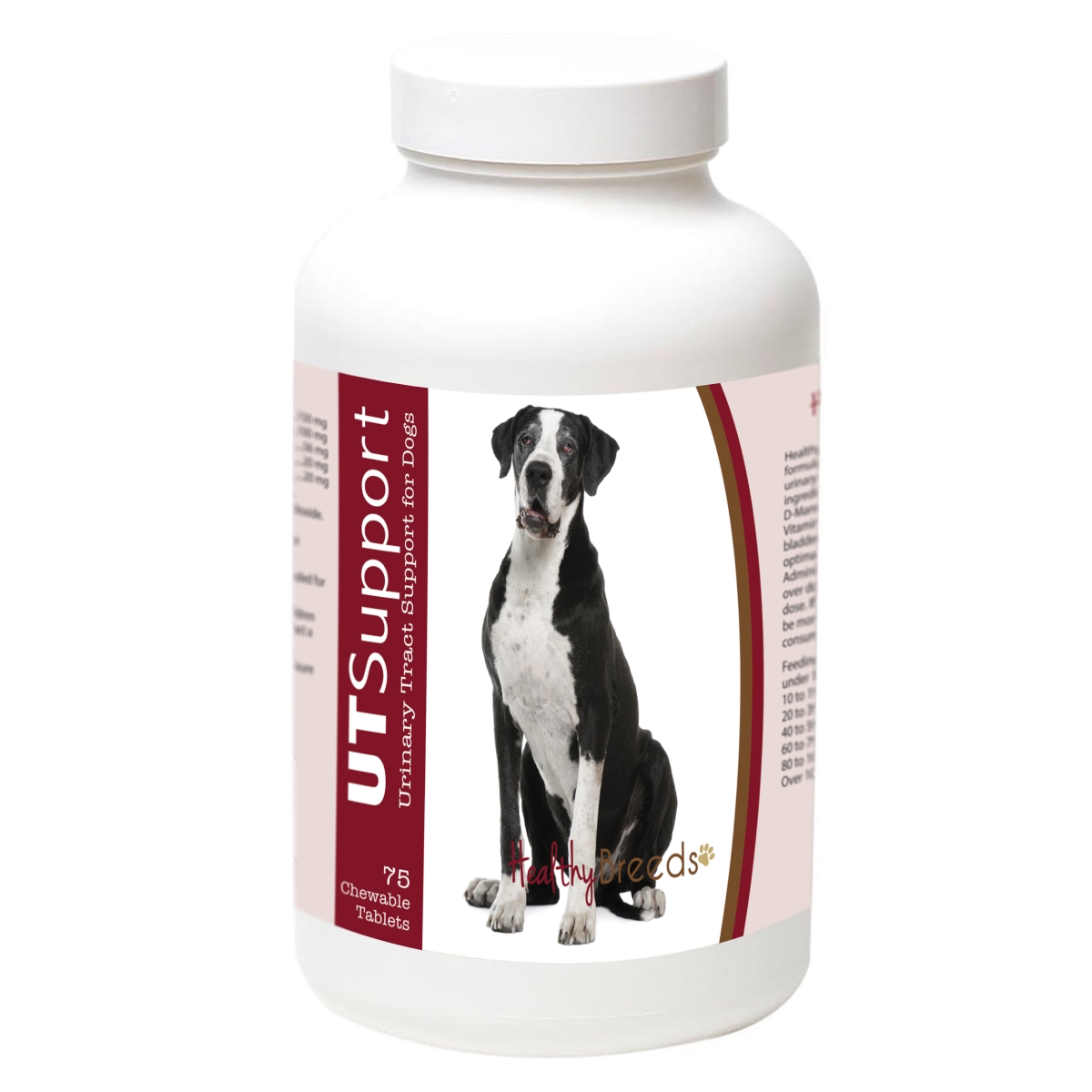 840235184225 Great Dane Cranberry Chewables, 75 Count