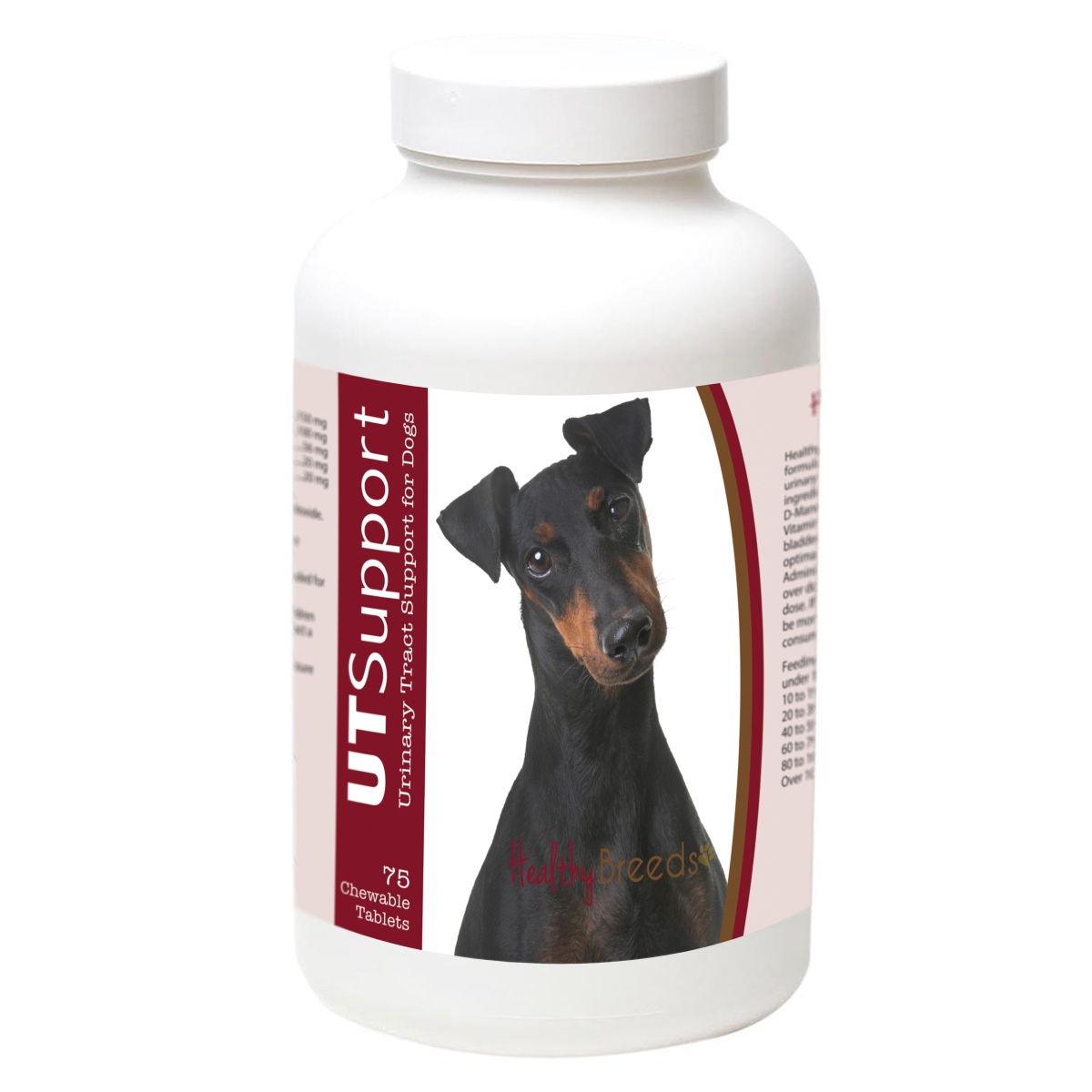 840235184249 Manchester Terrier Cranberry Chewables, 75 Count