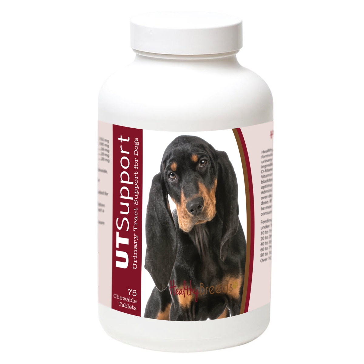 840235184348 Black & Tan Coonhound Cranberry Chewables, 75 Count