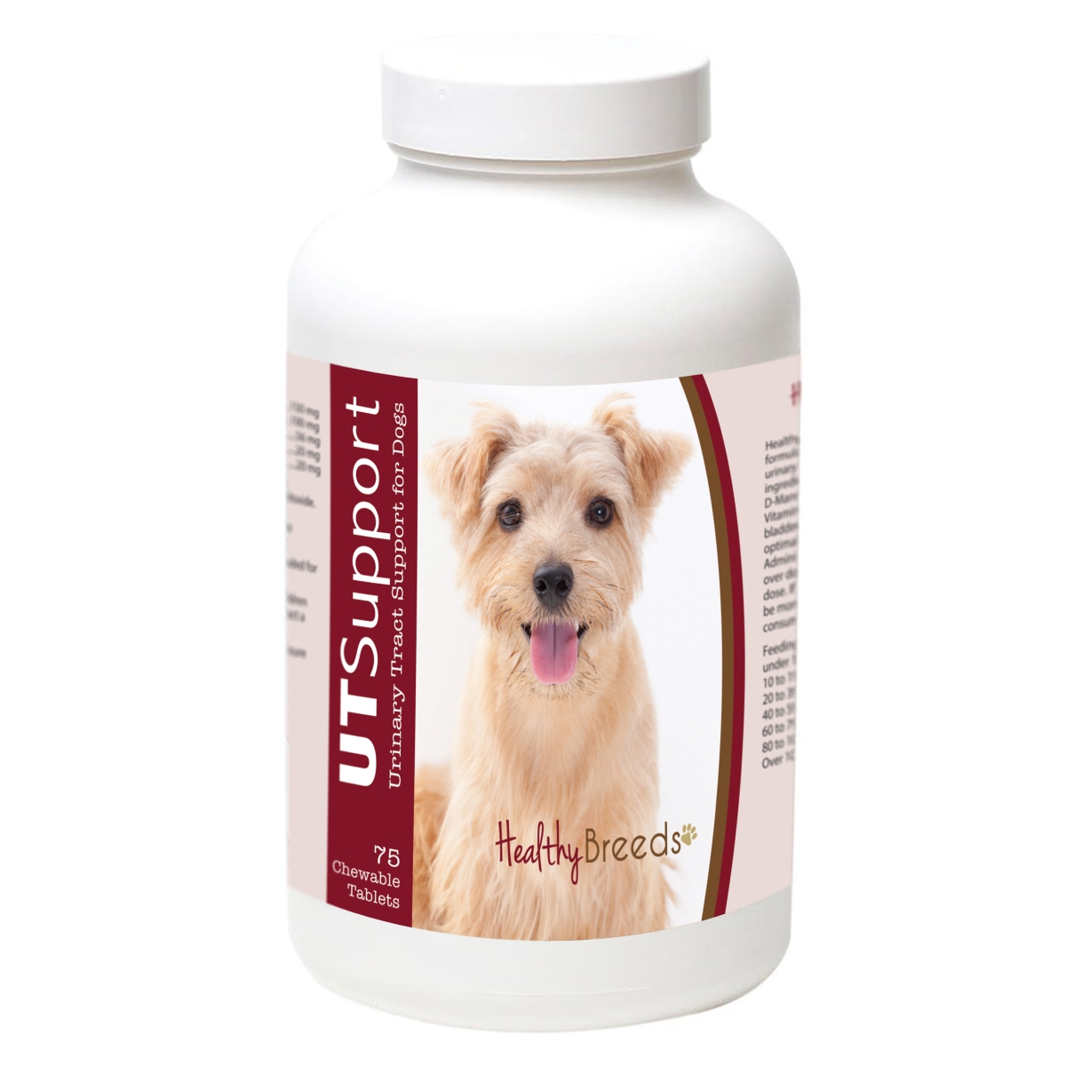 840235184355 Norfolk Terrier Cranberry Chewables, 75 Count