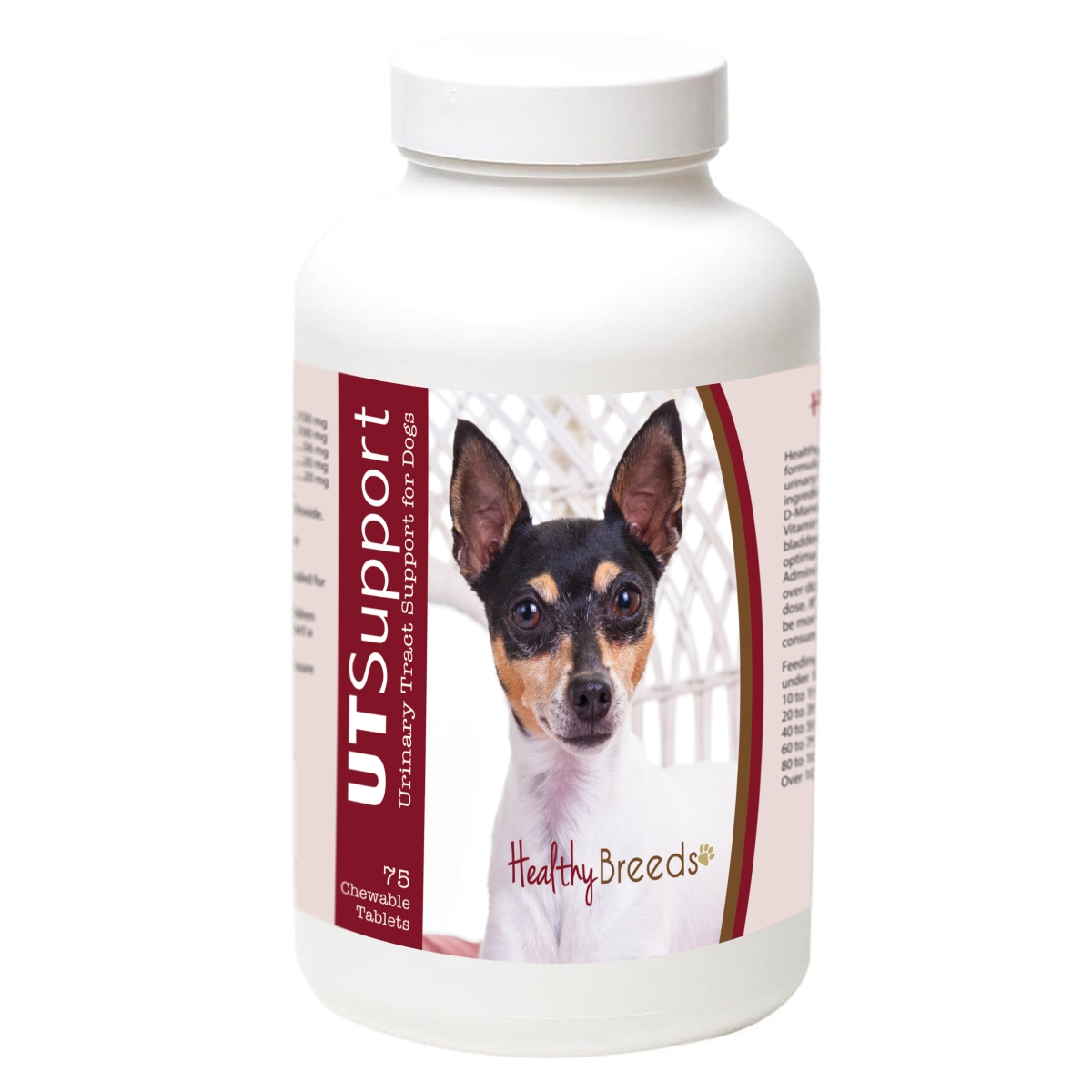 840235184898 Toy Fox Terrier Cranberry Chewables, 75 Count