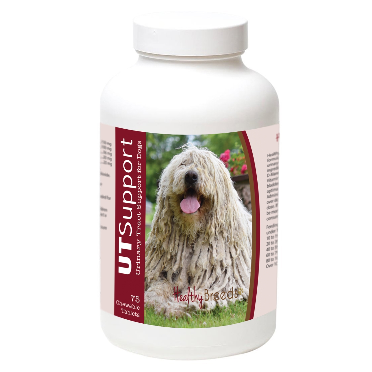 840235185116 Komondorok Cranberry Chewables, 75 Count