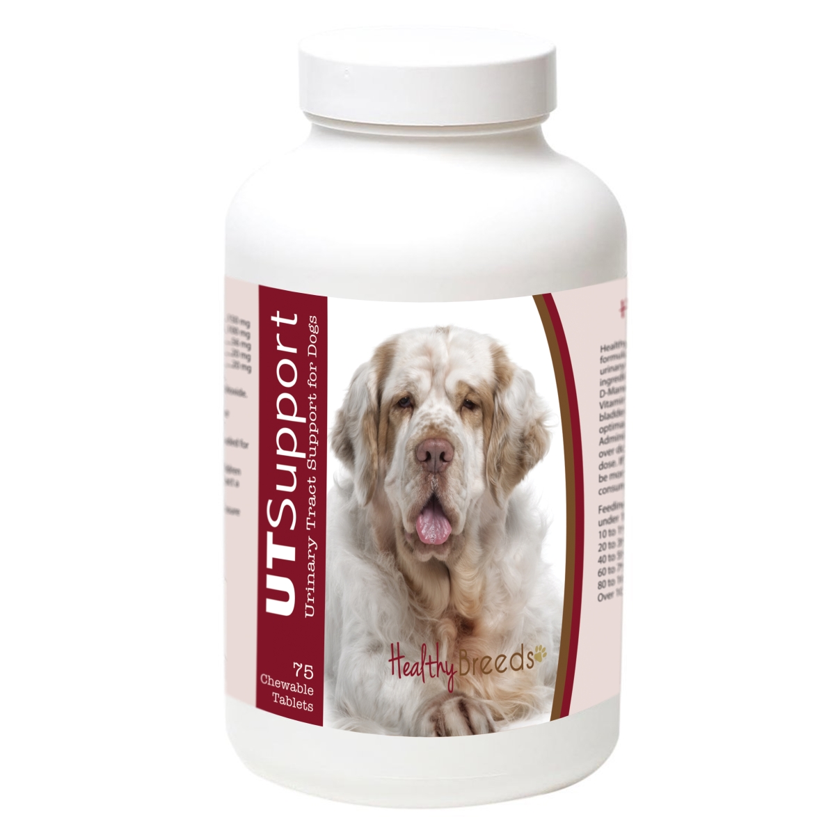 840235185833 Clumber Spaniel Cranberry Chewables, 75 Count