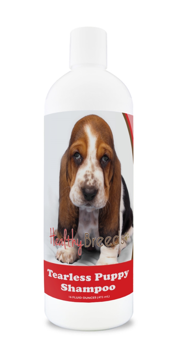 Picture of Healthy Breeds 840235185925 Basset Hound Tearless Puppy Dog Shampoo