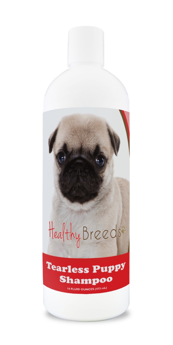 Picture of Healthy Breeds 840235186137 Pug Tearless Puppy Dog Shampoo