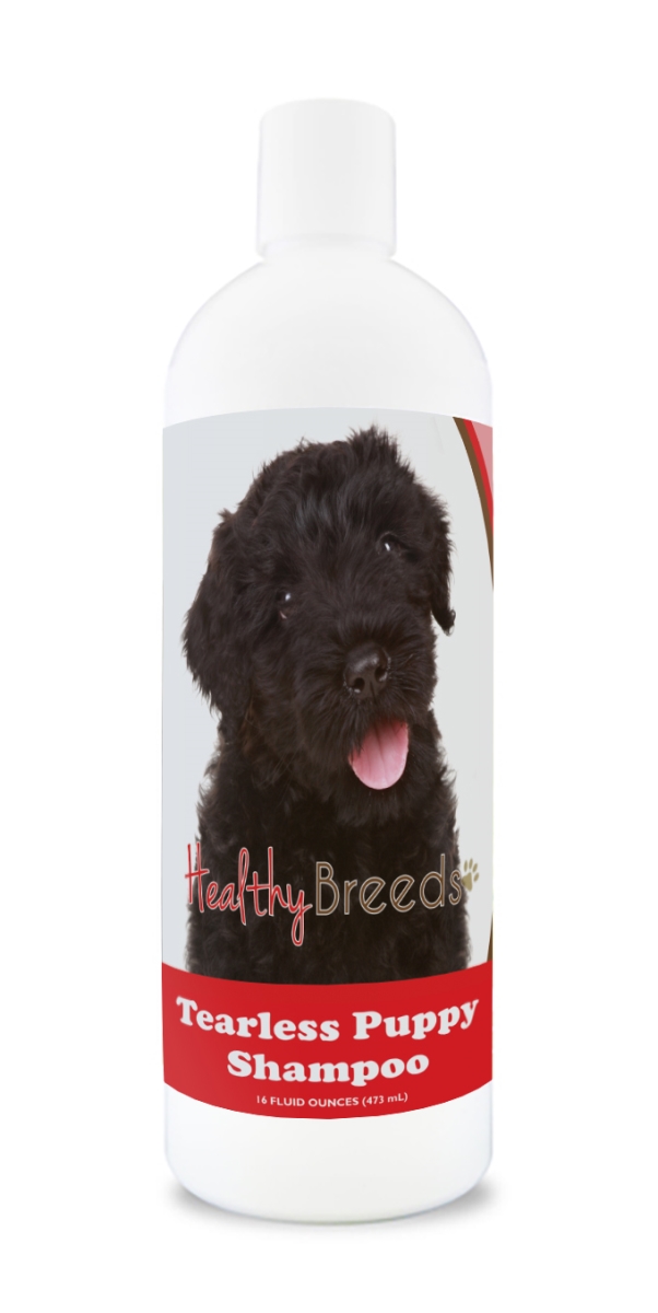 Picture of Healthy Breeds 840235186243 Black Russian Terrier Tearless Puppy Dog Shampoo