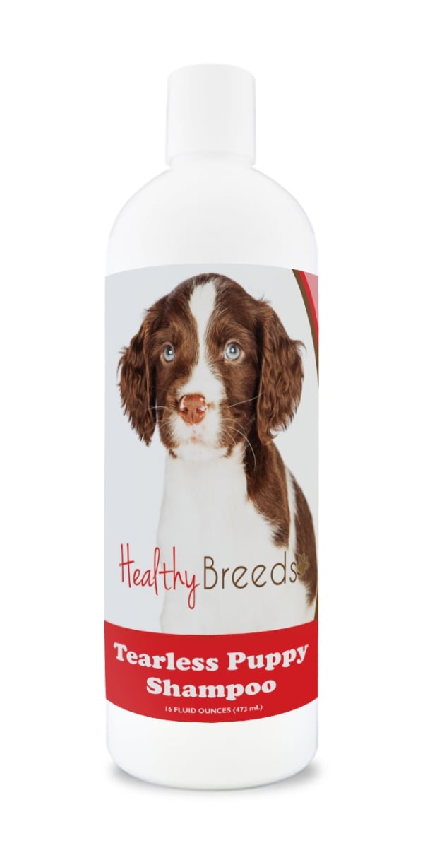 Picture of Healthy Breeds 840235186274 English Springer Spaniel Tearless Puppy Dog Shampoo