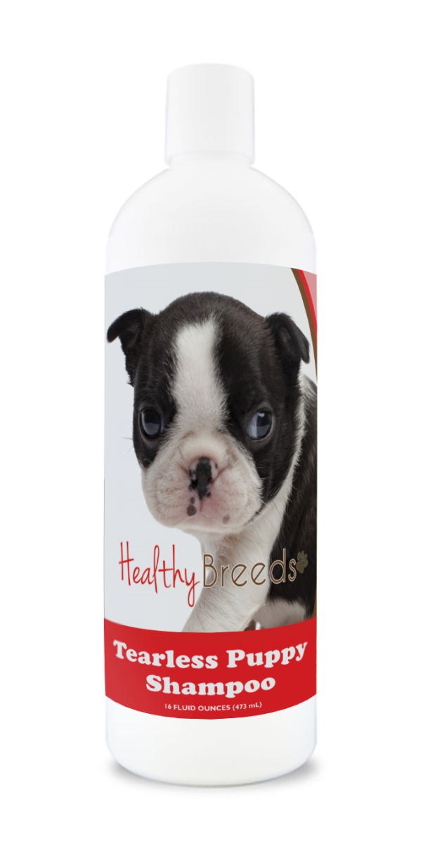 Picture of Healthy Breeds 840235186281 Boston Terrier Tearless Puppy Dog Shampoo