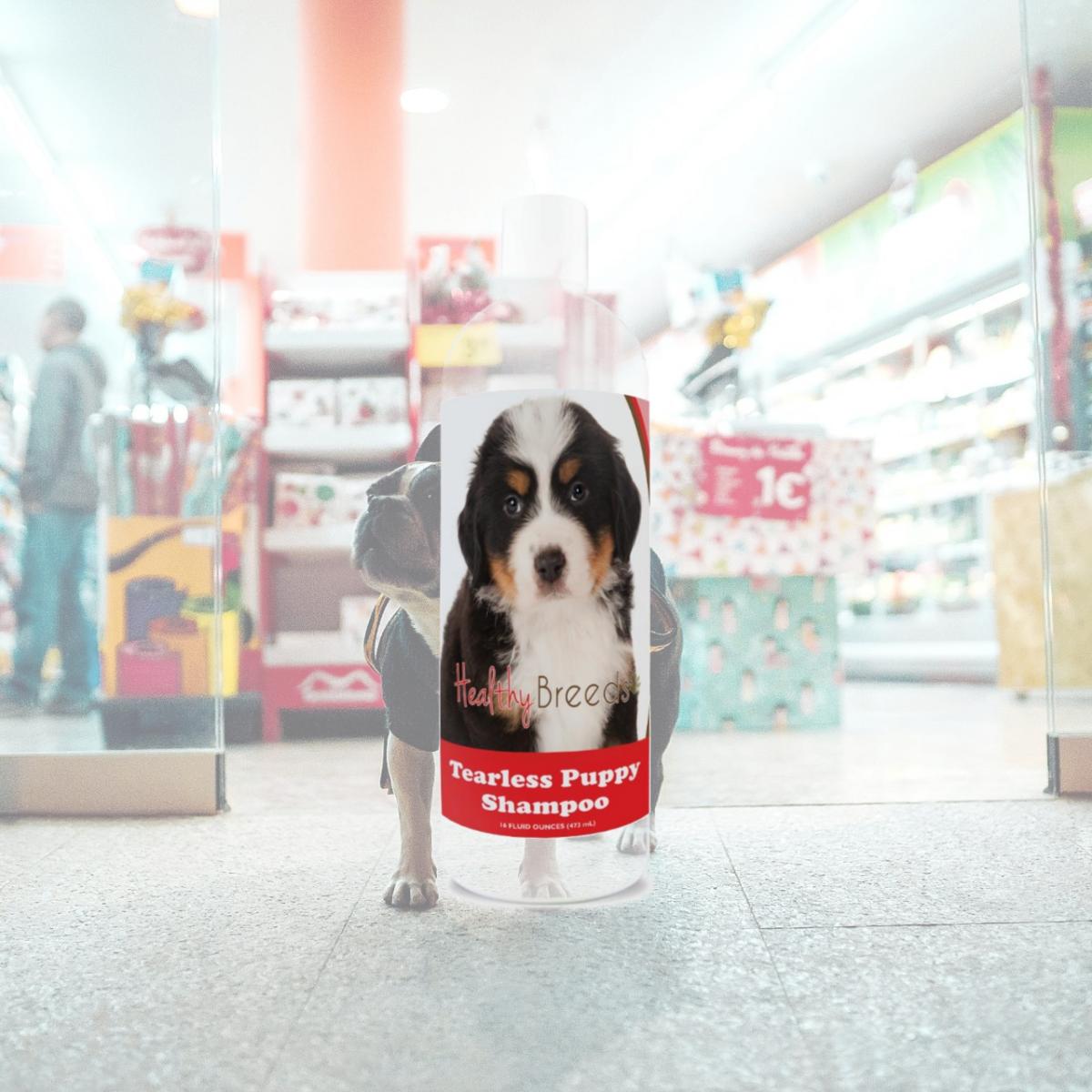 Picture of Healthy Breeds 840235186298 Bernese Mountain Dog Tearless Puppy Dog Shampoo