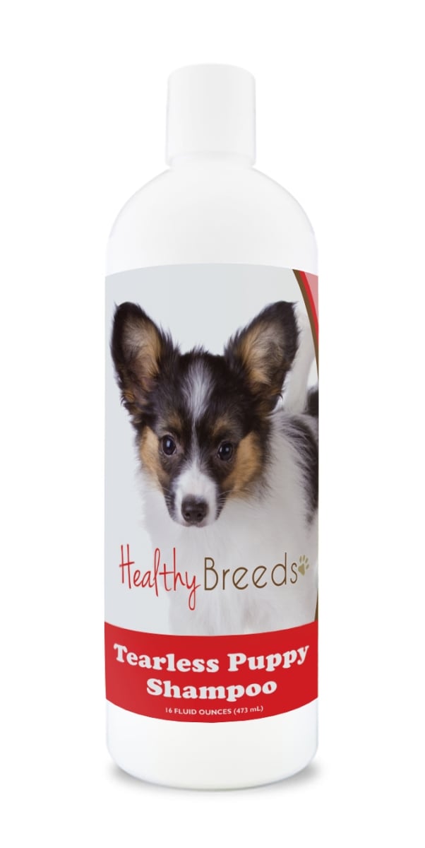 Picture of Healthy Breeds 840235186328 Papillon Tearless Puppy Dog Shampoo