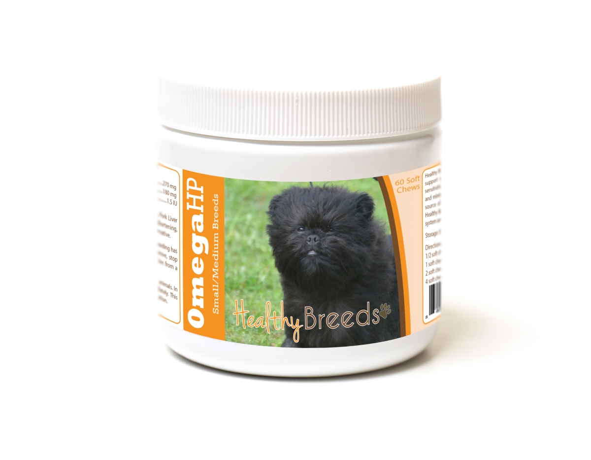 Picture of Healthy Breeds 840235186663 Affenpinscher Omega HP Fatty Acid Skin & Coat Support Soft Chews
