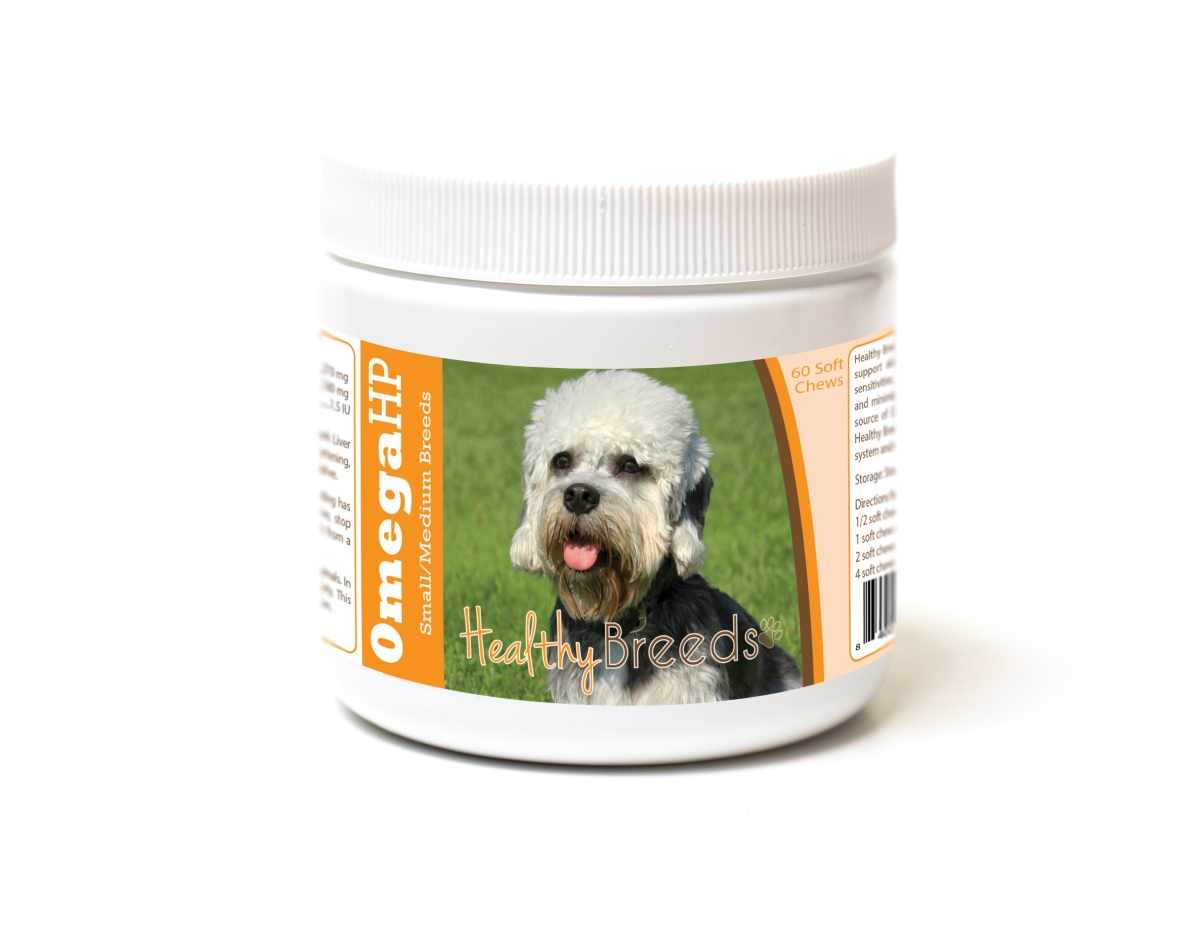 Picture of Healthy Breeds 840235186717 Dandie Dinmont Terrier Omega HP Fatty Acid Skin & Coat Support Soft Chews