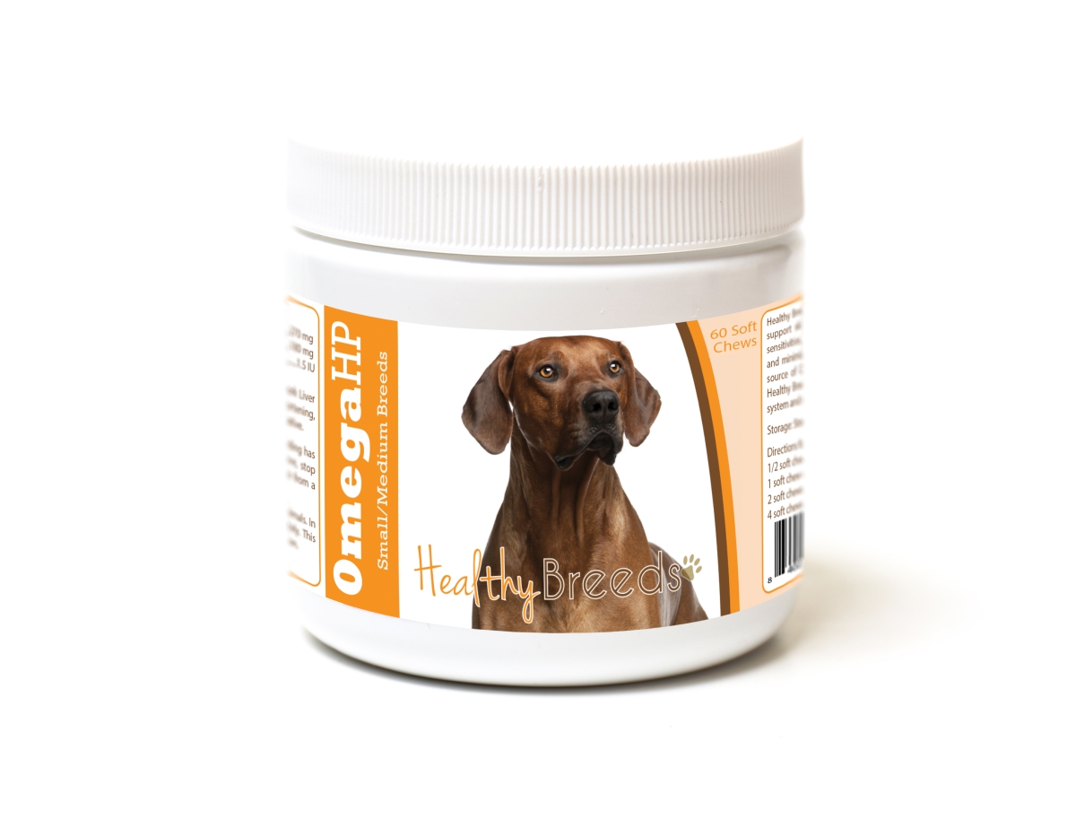 Picture of Healthy Breeds 840235186748 Rhodesian Ridgeback Omega HP Fatty Acid Skin & Coat Support Soft Chews