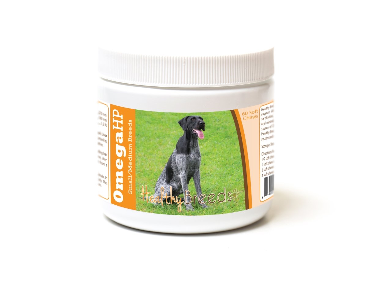 Picture of Healthy Breeds 840235186779 German Wirehaired Pointer Omega HP Fatty Acid Skin & Coat Support Soft Chews