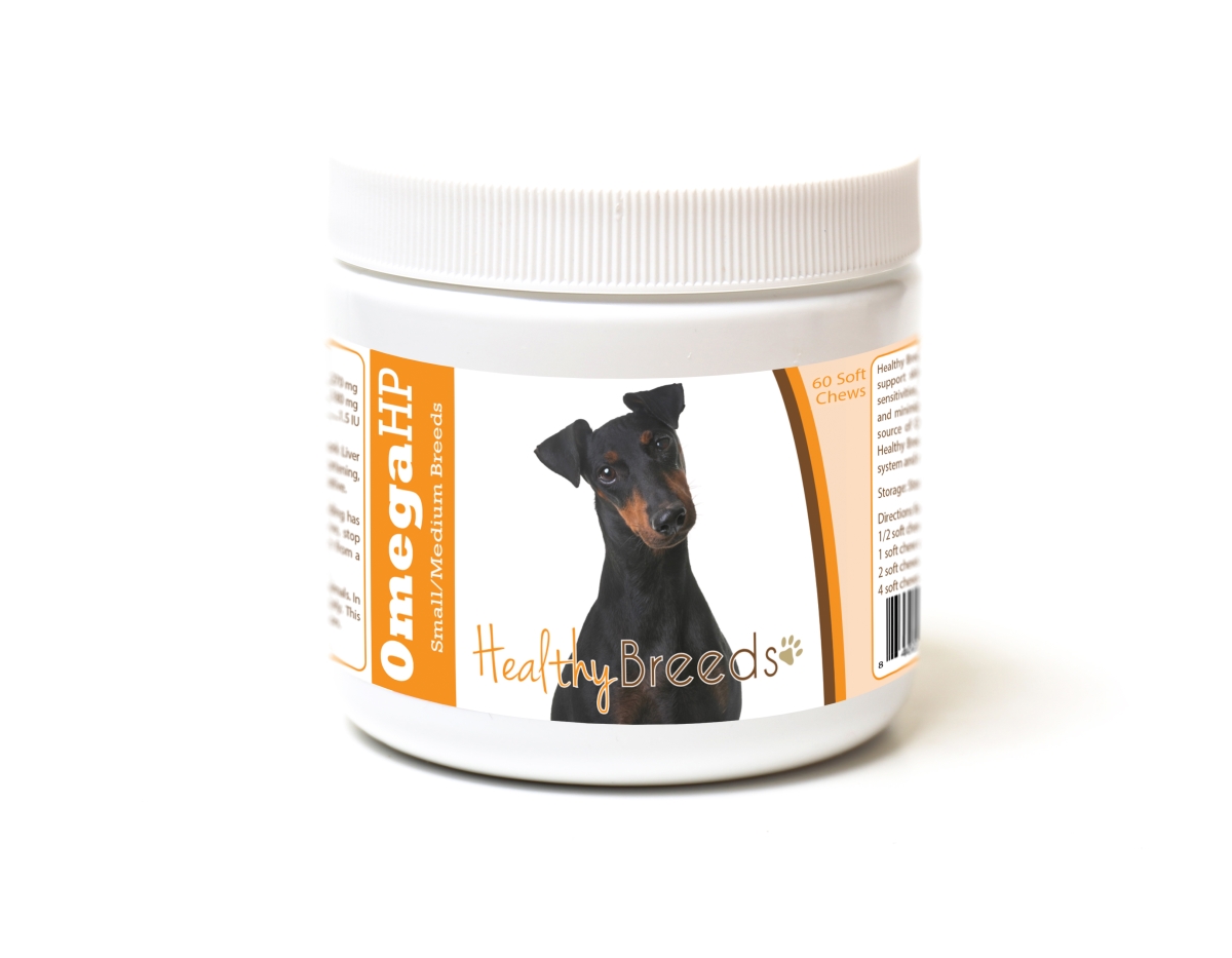 Picture of Healthy Breeds 840235186786 Manchester Terrier Omega HP Fatty Acid Skin & Coat Support Soft Chews