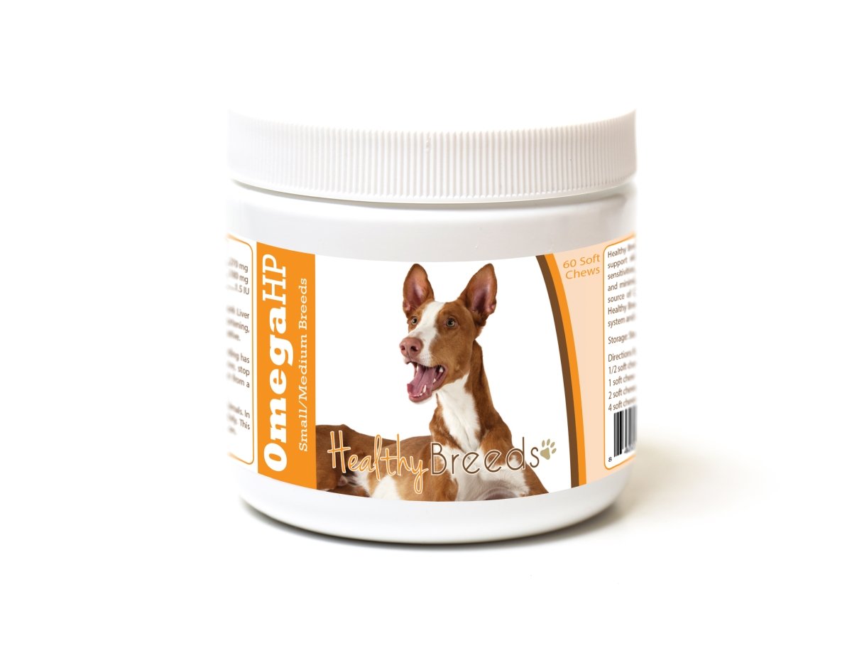 Picture of Healthy Breeds 840235186861 Ibizan Hound Omega HP Fatty Acid Skin & Coat Support Soft Chews