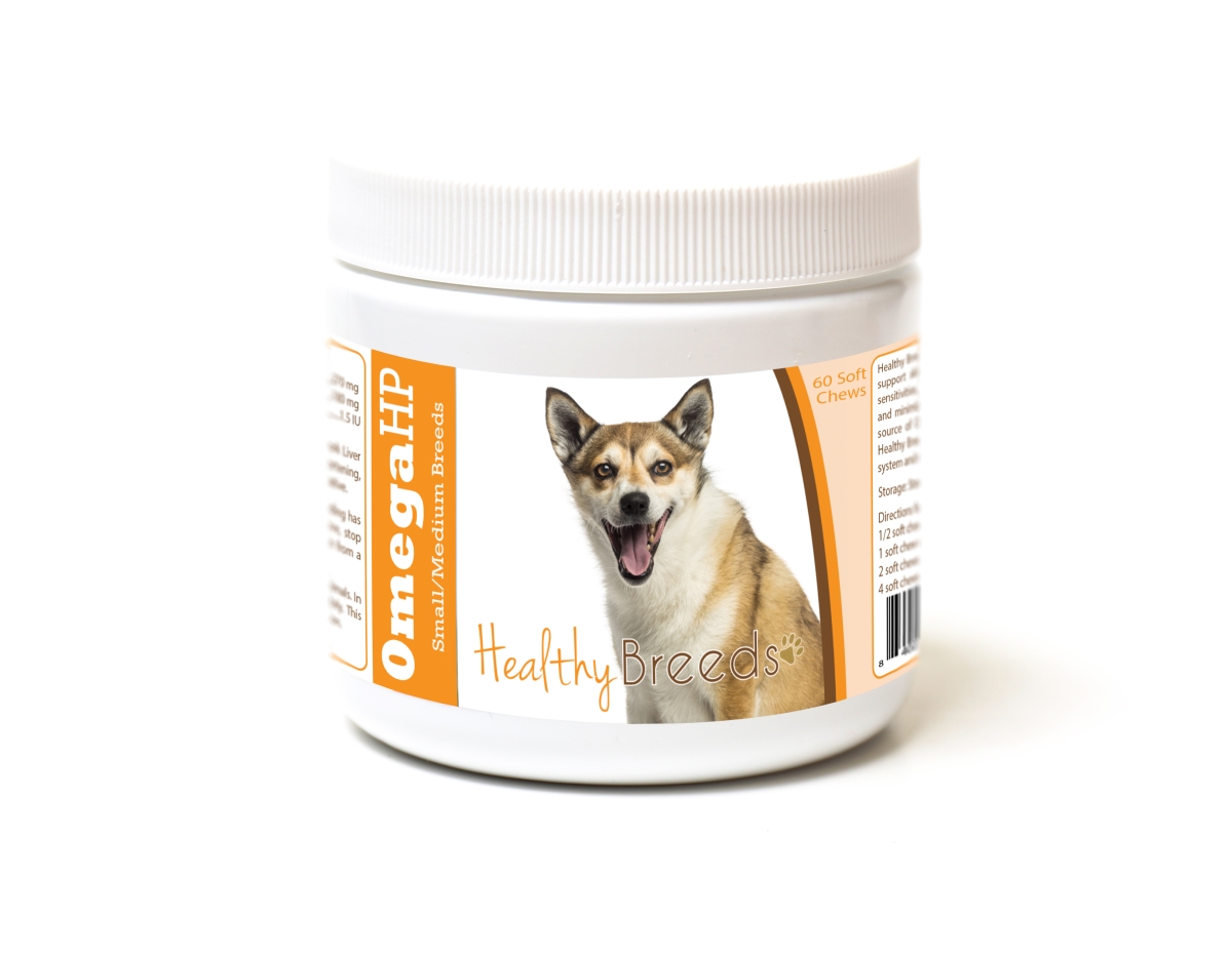 Picture of Healthy Breeds 840235186885 Norwegian Lundehund Omega HP Fatty Acid Skin & Coat Support Soft Chews