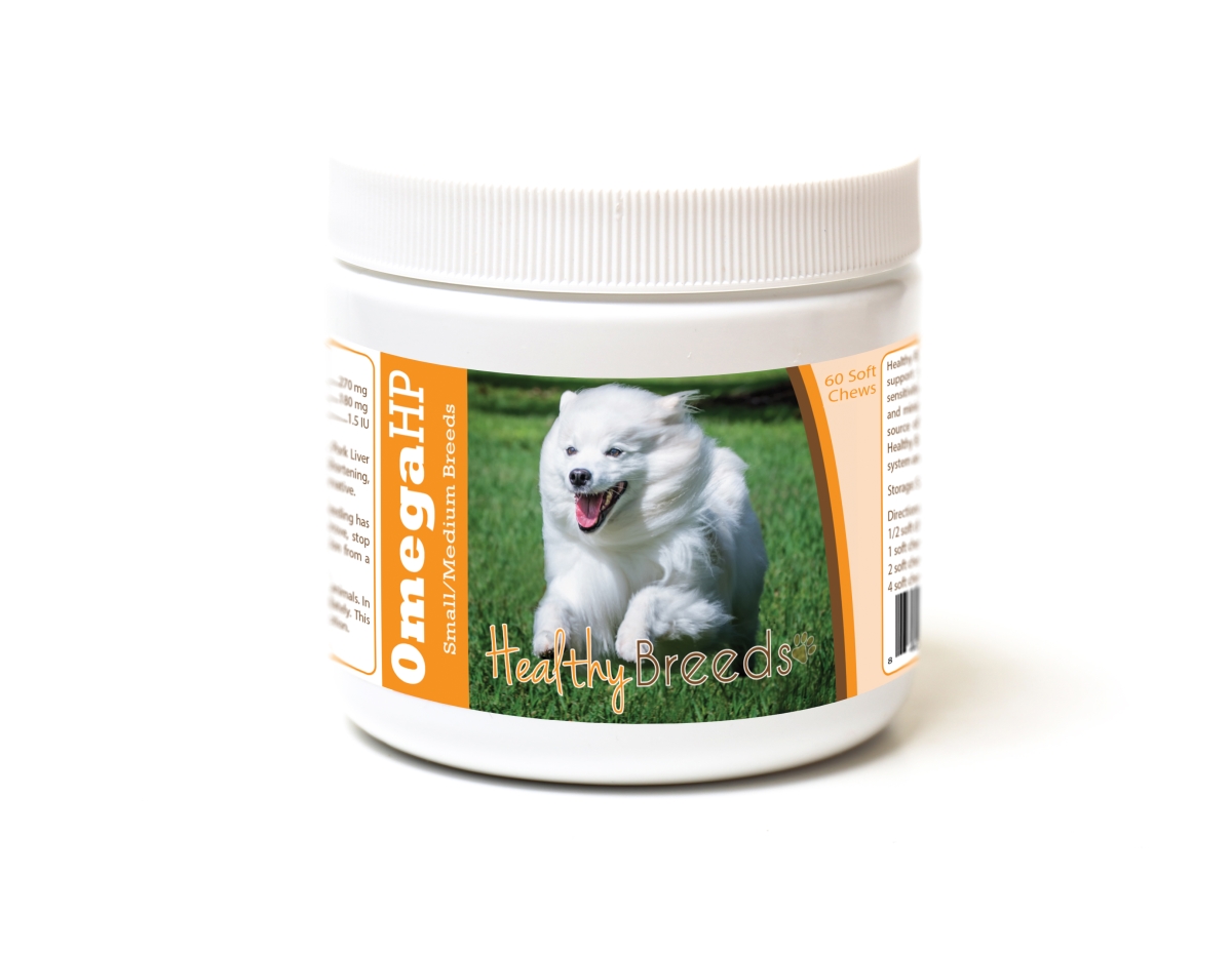 Picture of Healthy Breeds 840235186915 American Eskimo Dog Omega HP Fatty Acid Skin & Coat Support Soft Chews