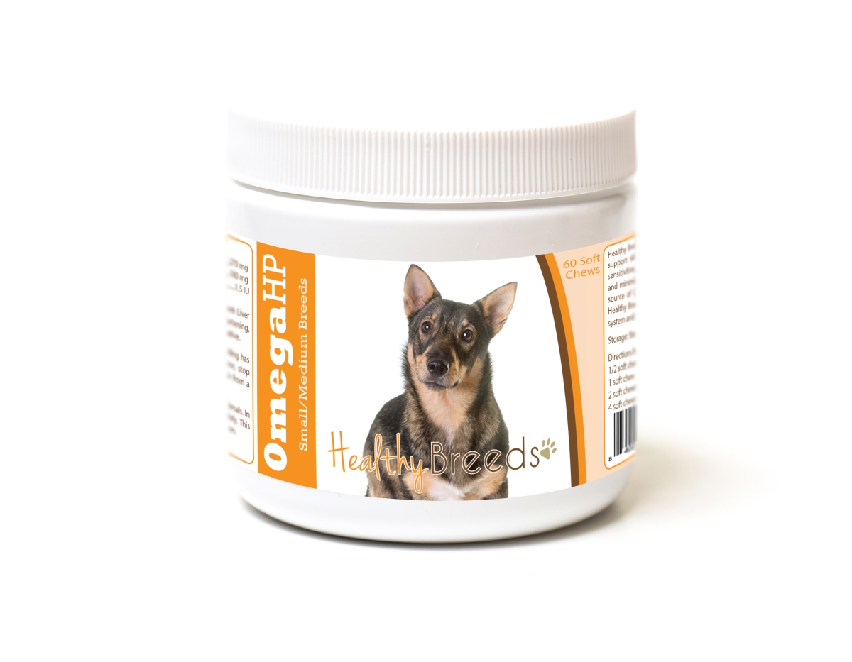 Picture of Healthy Breeds 840235186946 Swedish Vallhund Omega HP Fatty Acid Skin & Coat Support Soft Chews