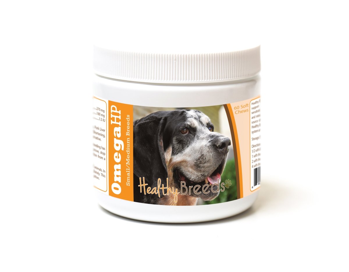 Picture of Healthy Breeds 840235187110 Bluetick Coonhound Omega HP Fatty Acid Skin & Coat Support Soft Chews