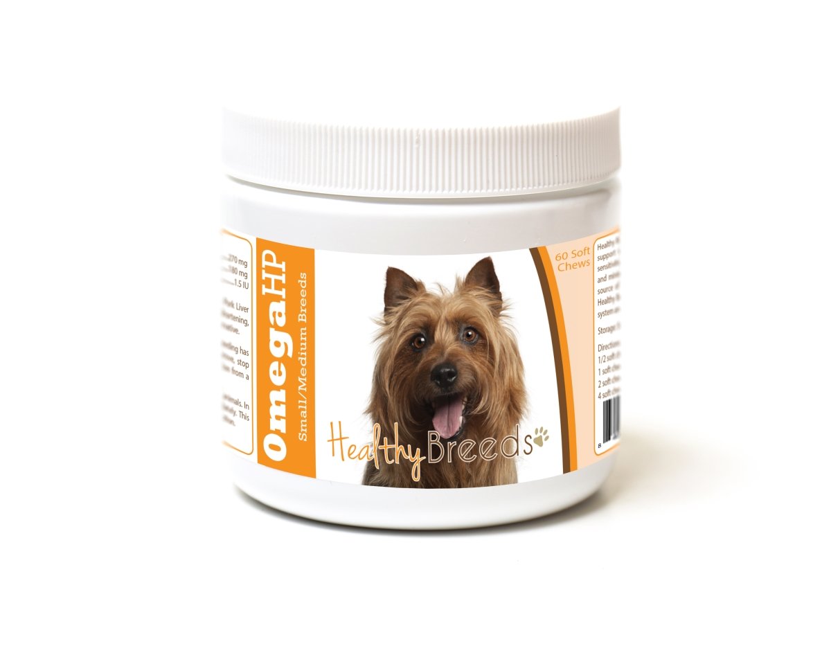Picture of Healthy Breeds 840235187127 Australian Terrier Omega HP Fatty Acid Skin & Coat Support Soft Chews