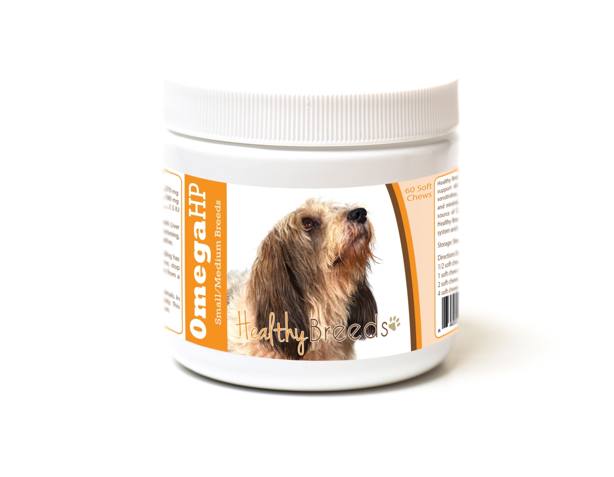 Picture of Healthy Breeds 840235187158 Petits Bassets Griffons Vendeen Omega HP Fatty Acid Skin & Coat Support Soft Chews