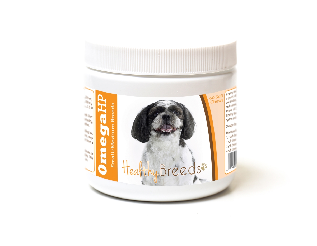 Picture of Healthy Breeds 840235187165 Shih-Poo Omega HP Fatty Acid Skin & Coat Support Soft Chews