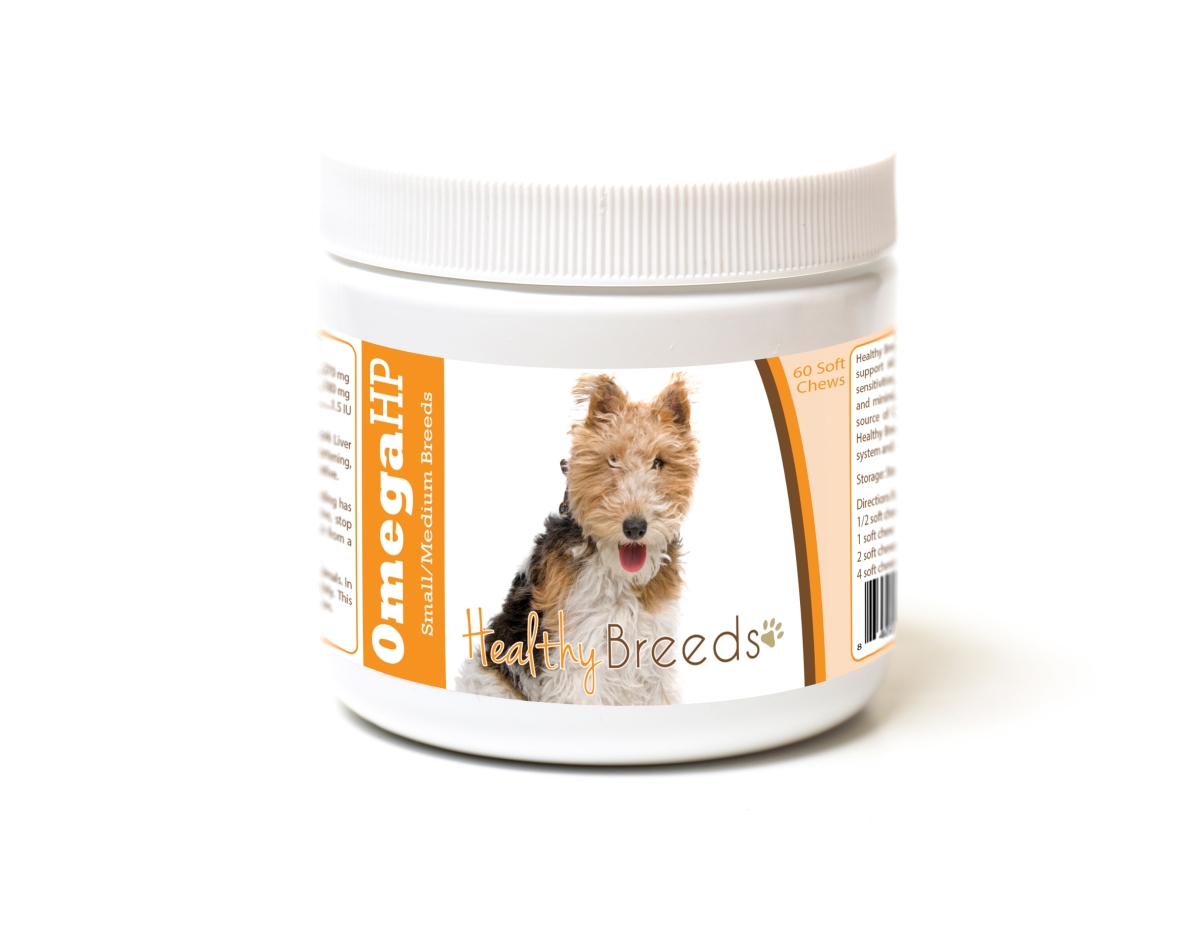 Picture of Healthy Breeds 840235187172 Wire Fox Terrier Omega HP Fatty Acid Skin & Coat Support Soft Chews