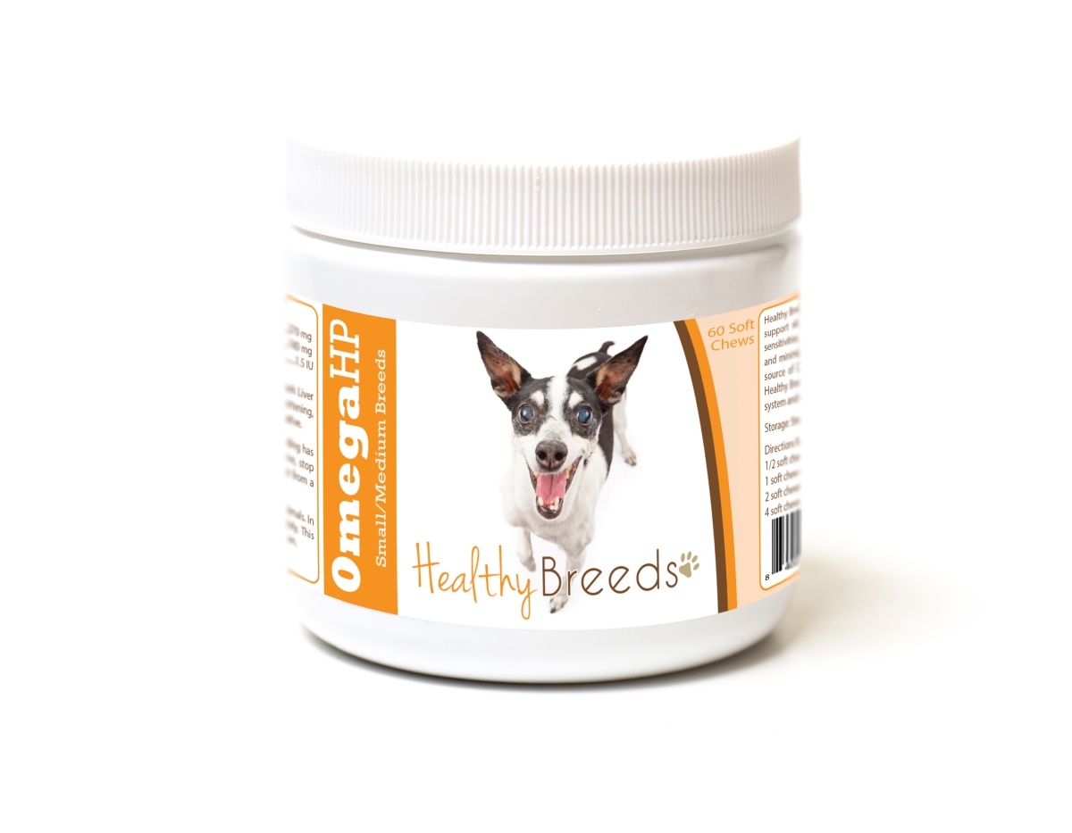 Picture of Healthy Breeds 840235187196 Rat Terrier Omega HP Fatty Acid Skin & Coat Support Soft Chews