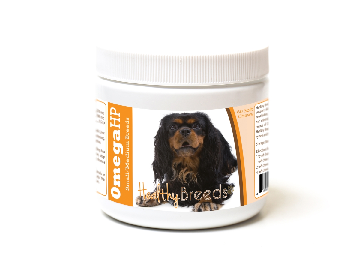 Picture of Healthy Breeds 840235187257 English Toy Spaniel Omega HP Fatty Acid Skin & Coat Support Soft Chews