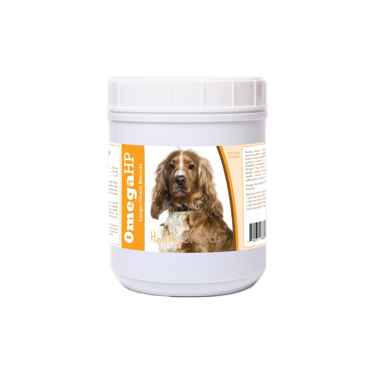 English Cocker Spaniel Omega HP Fatty Acid Skin & Coat Support Soft Chews