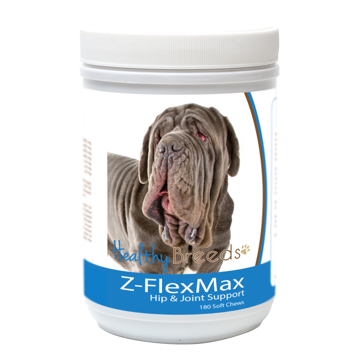 Picture of Healthy Breeds 840235188063 Neapolitan Mastiff Z-Flex Max Dog Hip & Joint Support