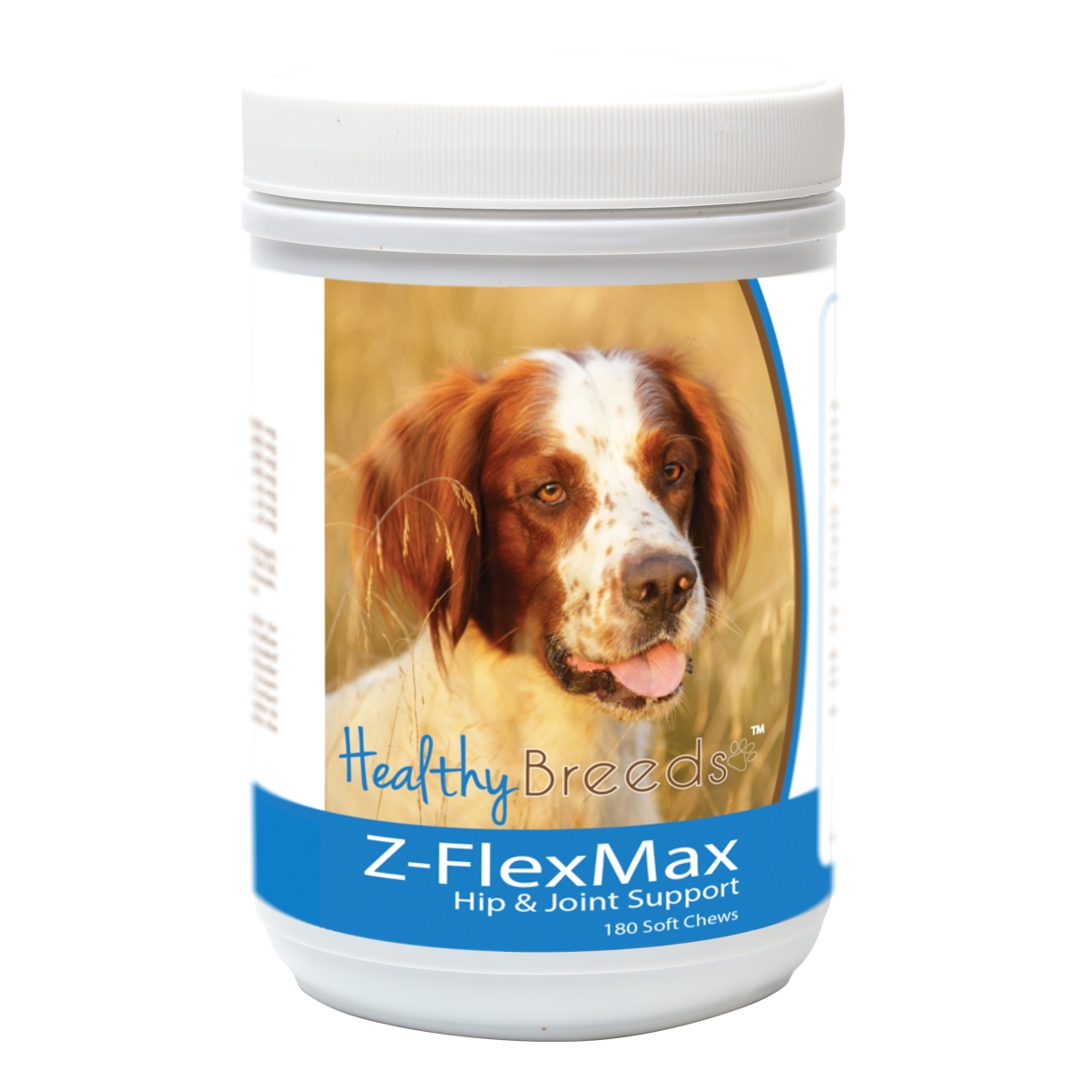 Picture of Healthy Breeds 840235188322 Irish Red & White Setter Z-Flex Max Dog Hip & Joint Support