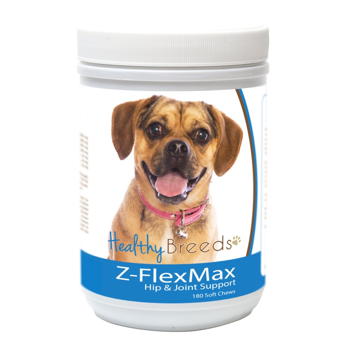 Picture of Healthy Breeds 840235188421 Puggle Z-Flex Max Dog Hip & Joint Support