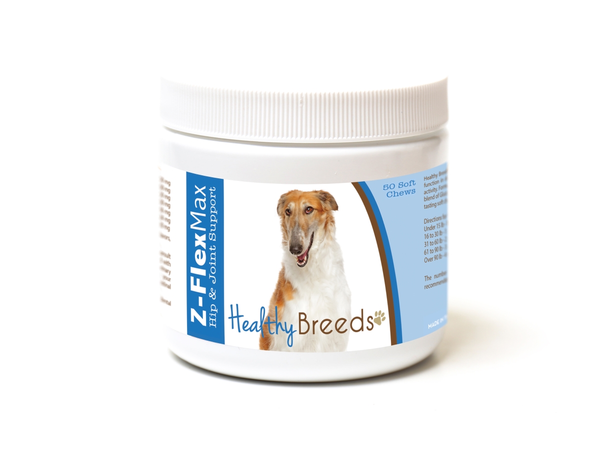 840235189268 Borzois Z-Flex Max Hip & Joint Soft Chews