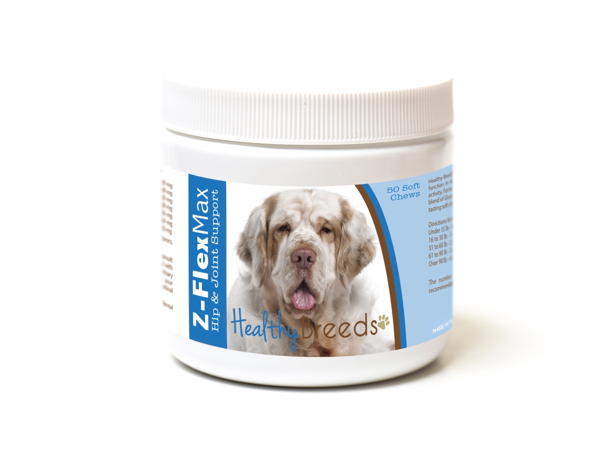 840235189657 Clumber Spaniel Z-Flex Max Hip & Joint Soft Chews
