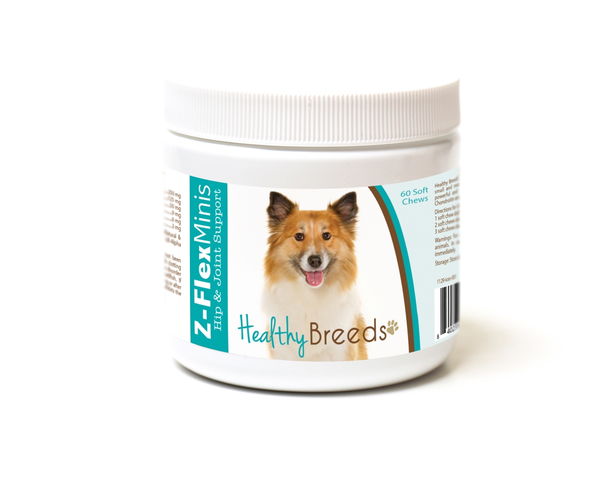 Picture of Healthy Breeds 840235189732 Icelandic Sheepdog Z-Flex Minis Hip & Joint Support Soft Chews