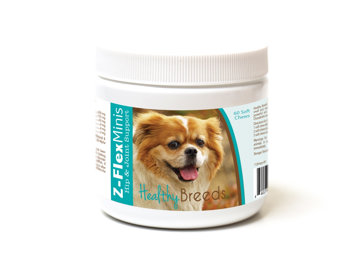 Picture of Healthy Breeds 840235189756 Tibetan Spaniel Z-Flex Minis Hip & Joint Support Soft Chews