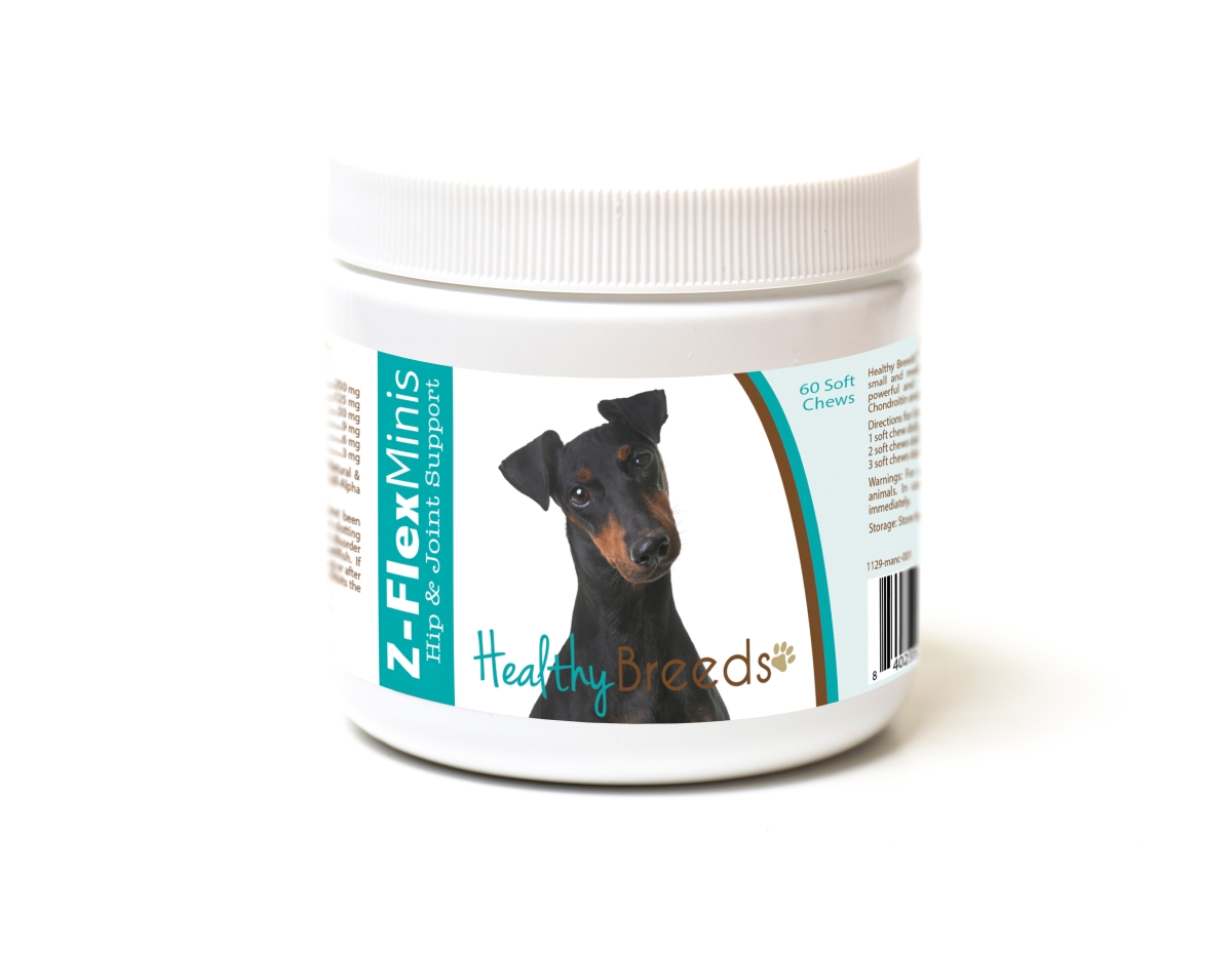 Picture of Healthy Breeds 840235189794 Manchester Terrier Z-Flex Minis Hip & Joint Support Soft Chews