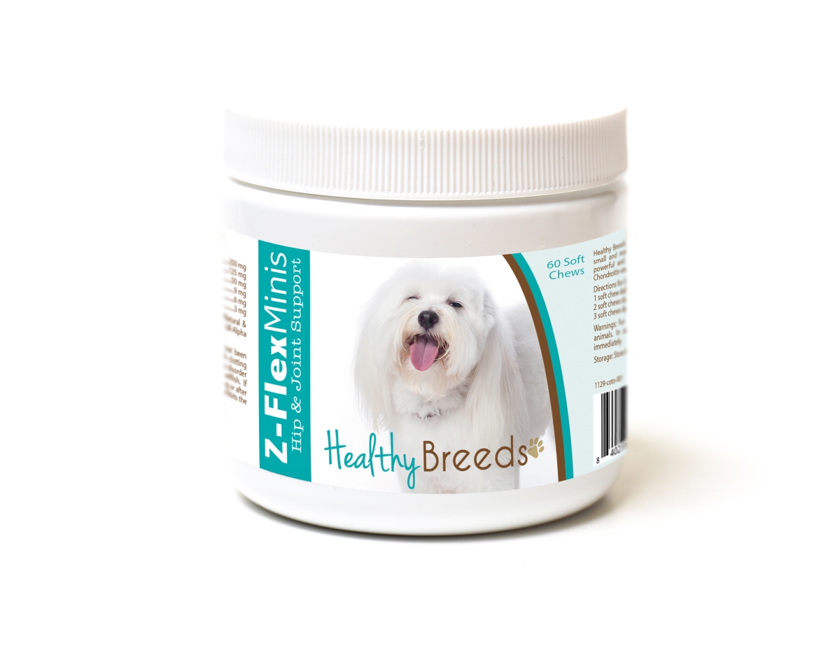 Picture of Healthy Breeds 840235189978 Coton de Tulear Z-Flex Minis Hip & Joint Support Soft Chews