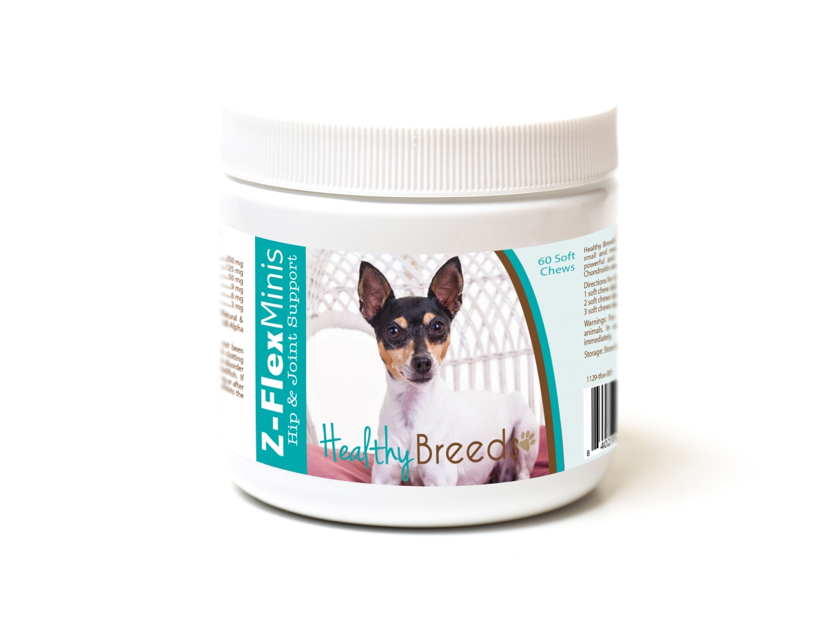 Picture of Healthy Breeds 840235189985 Toy Fox Terrier Z-Flex Minis Hip & Joint Support Soft Chews