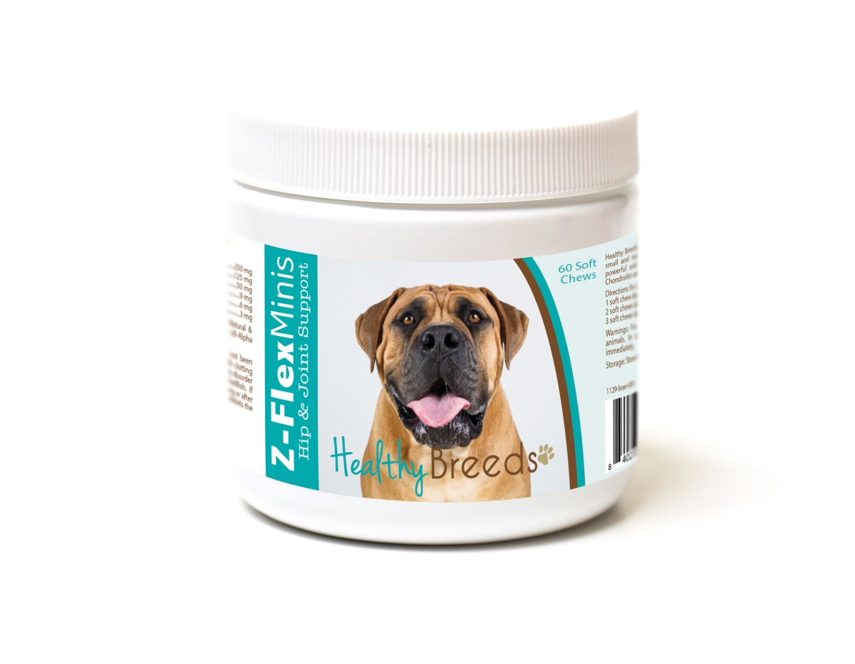 Picture of Healthy Breeds 840235190028 Boerboel Z-Flex Minis Hip & Joint Support Soft Chews