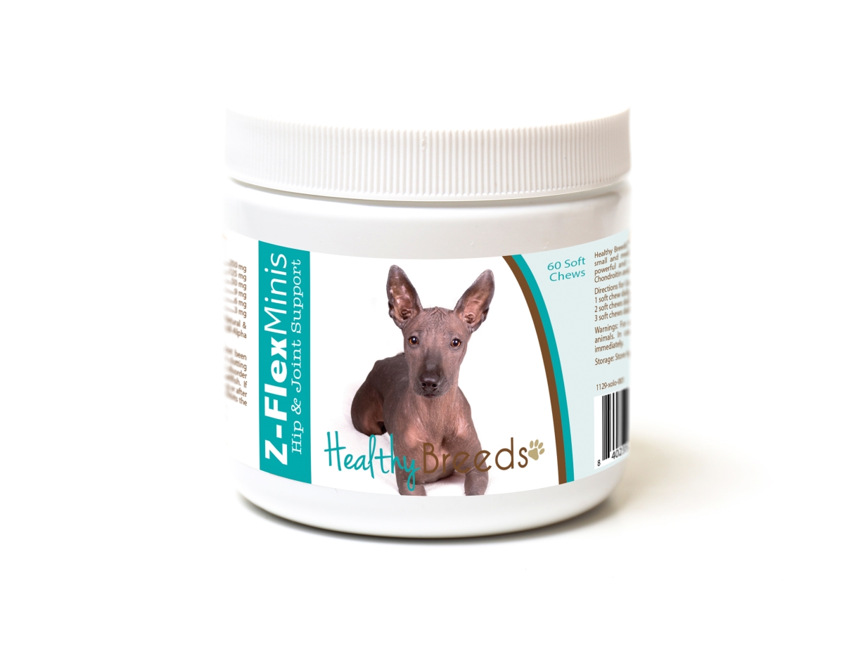 Picture of Healthy Breeds 840235190059 Xoloitzcuintli Z-Flex Minis Hip & Joint Support Soft Chews