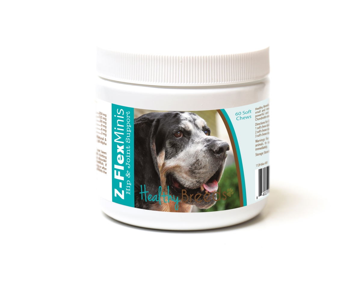 Picture of Healthy Breeds 840235190066 Bluetick Coonhound Z-Flex Minis Hip & Joint Support Soft Chews