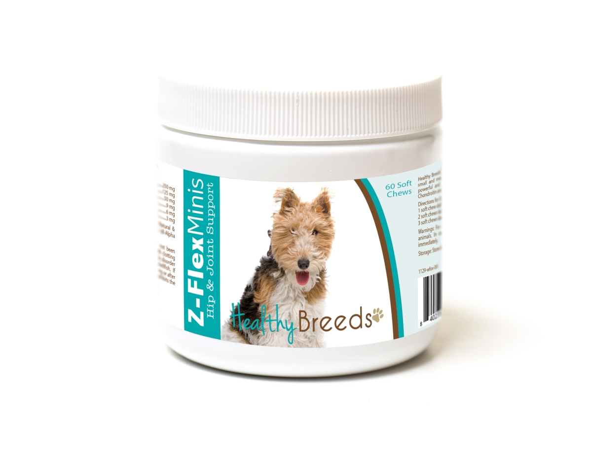 Picture of Healthy Breeds 840235190103 Wire Fox Terrier Z-Flex Minis Hip & Joint Support Soft Chews