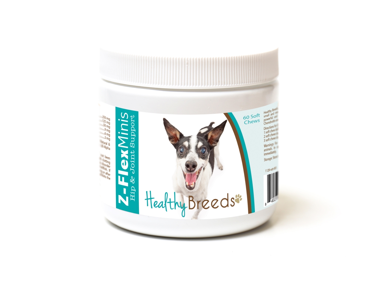 Picture of Healthy Breeds 840235190127 Rat Terrier Z-Flex Minis Hip & Joint Support Soft Chews