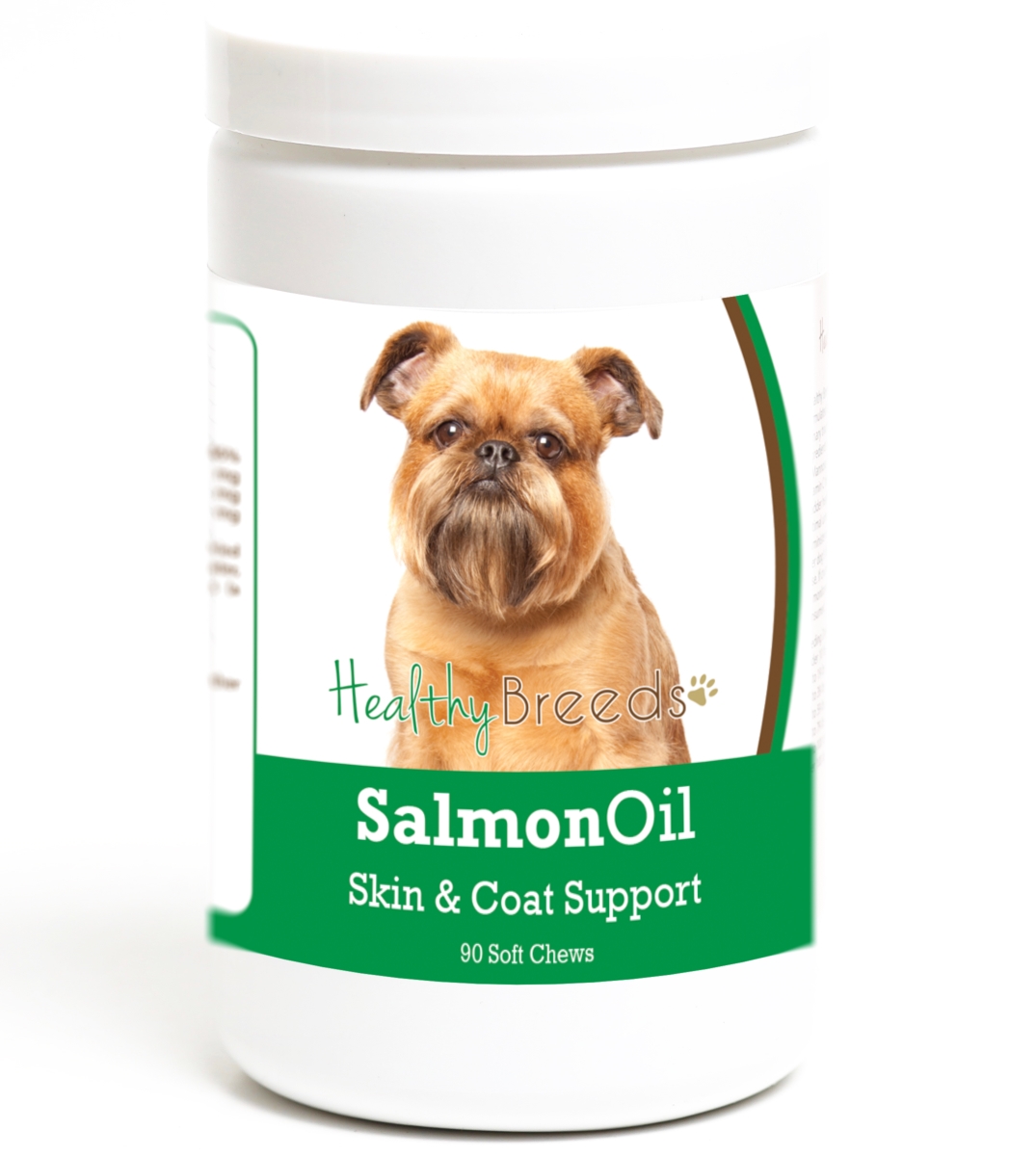 192959016352 Brussels Griffon Salmon Oil Soft Chews - 90 Count