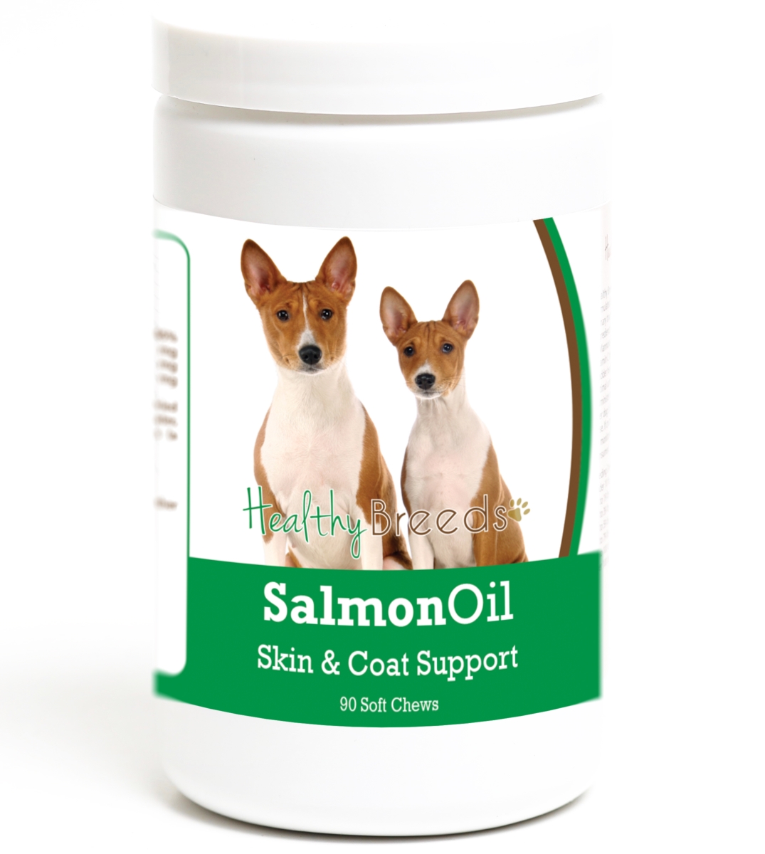 192959016369 Basenji Salmon Oil Soft Chews - 90 Count