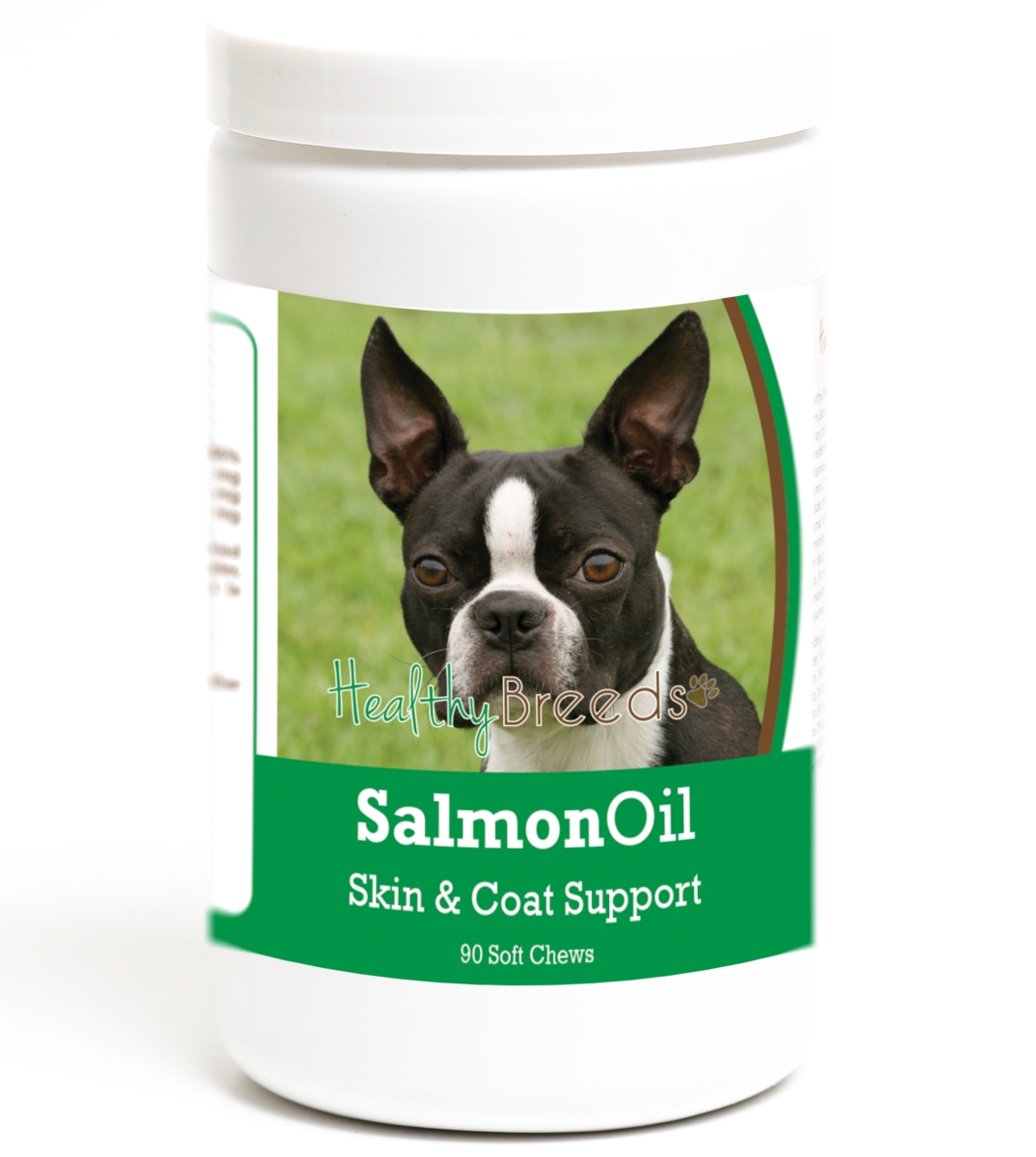 192959016376 Boston Terrier Salmon Oil Soft Chews - 90 Count