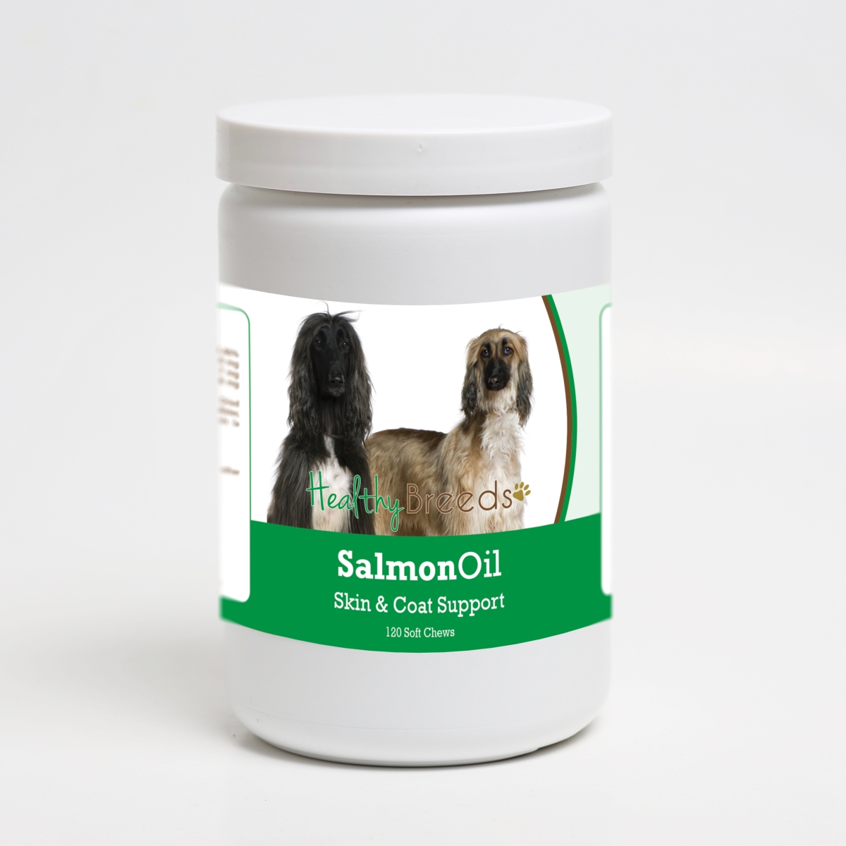 192959018189 Afghan Hound Salmon Oil Soft Chews - 120 Count